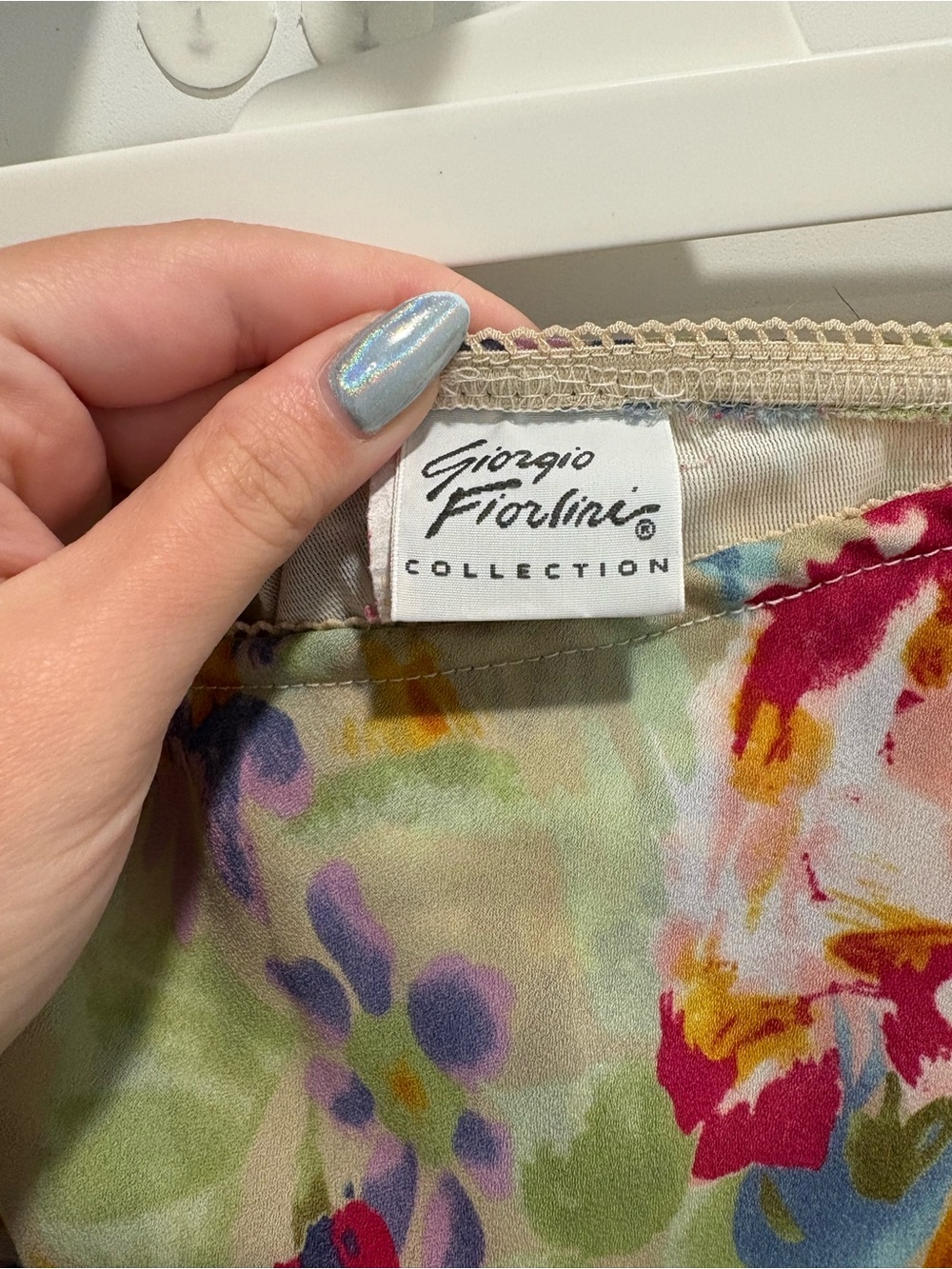 Giorgio Fiorlini Y2K Floral Watercolor Skirt - Picture 4 of 5